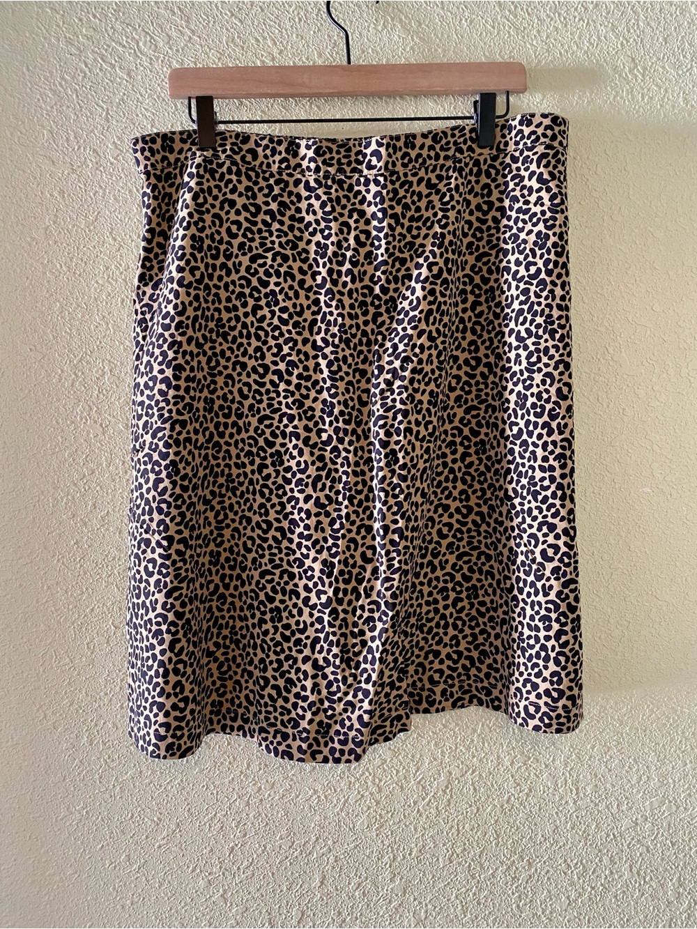 Old Navy Leopard Print A-Line Skirt